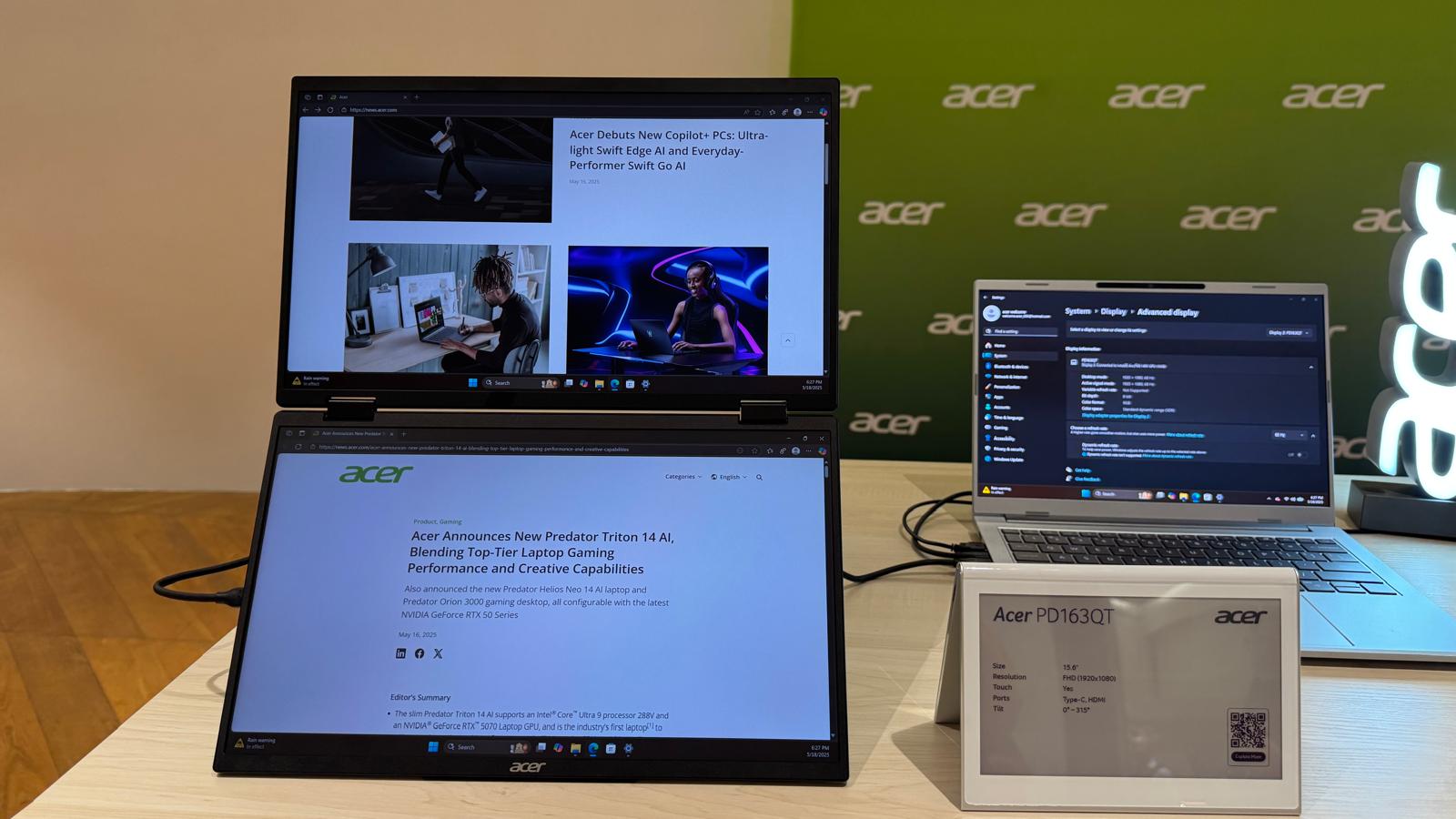 Acer PD163QT